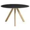 HAY CPH20 Round Table, 120 Cm, Lacquered Oak - Black Lino -Finnishdesignshop 103Hay 21 TH