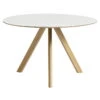 HAY CPH20 Round Table, 120 Cm, Lacquered Oak - White Laminate -Finnishdesignshop 105Hay 21 TH