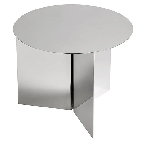 HAY Slit Table, 45 Cm, Polished Steel 3 HAY Slit Table, 45 Cm, Polished Steel