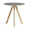 HAY CPH20 Round Table, 50 Cm, Lacquered Oak - Grey Lino -Finnishdesignshop 110Hay 21 TH