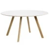 HAY CPH25 Table Round, 140 Cm, Lacquered Oak - White Laminate 2 HAY CPH25 Table Round, 140 Cm, Lacquered Oak - White Laminate -Finnishdesignshop 1125Hay AK