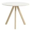HAY CPH20 Round Table 90 Cm, Lacquered Oak - White Laminate -Finnishdesignshop 116Hay 21 TH