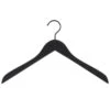 HAY Soft Coat Hanger Slim, Black, 4 Pcs -Finnishdesignshop 1222 HAY iso