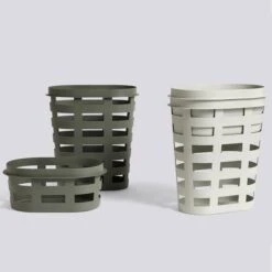 HAY Basket, L, Light Grey -Finnishdesignshop 1327 HAY iso TH 1
