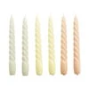 HAY Twist Candles, Set Of 6, Grey Beige - Citrus - Nude -Finnishdesignshop 13 Hay 20 TH