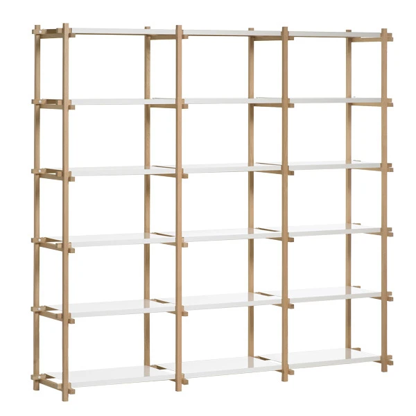 HAY Woody Shelf, High, White 3 HAY Woody Shelf, High, White