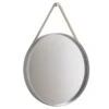 HAY Strap Mirror, No 1, Large, Grey
