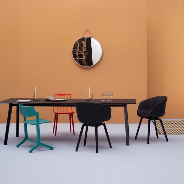 HAY Strap Mirror, No 1, Large, Grey 5 HAY Strap Mirror, No 1, Large, Grey - Image 3