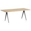 HAY Pyramid Table 02, Black - Matt Lacquered Oak -Finnishdesignshop 2021Hay2018 TH