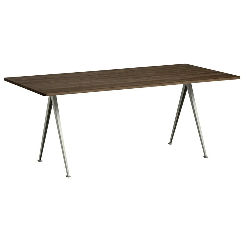 HAY Pyramid Table 02, Beige - Smoked Oak 3 HAY Pyramid Table 02, Beige - Smoked Oak