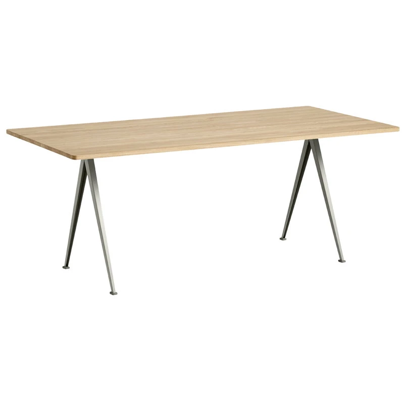 HAY Pyramid Table 02, Beige - Matt Lacquered Oak 3 HAY Pyramid Table 02, Beige - Matt Lacquered Oak