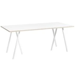 HAY Loop Stand Table 180 Cm, White
