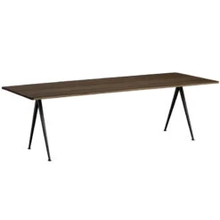 HAY Pyramid Table 02, Black - Smoked Oak