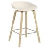HAY About A Stool AAS32, 65 Cm, Soaped Oak - Cream White
