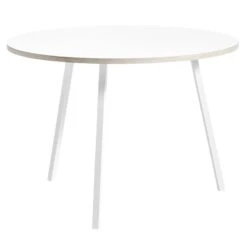 HAY Loop Stand Round Table 105 Cm, White
