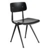 HAY Result Chair, Black -Finnishdesignshop 257341 Result Chair Frame black black wb lacquer oak seat and base