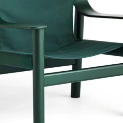 HAY Bernard Lounge Chair, Green Beech - Green Canvas -Finnishdesignshop 257407 Bernard green canvas cover hunter wb lacquer beech base 2 EE