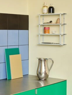 HAY Bacheca Shelf, Off-white 7 HAY Bacheca Shelf, Off-white -Finnishdesignshop 3 Days of Design 2022 Indian Steel Pitcher no 02 Half and Half Chopping Board Bacheca Shelf