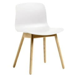 HAY About A Chair AAC12, Lacquered Oak - White