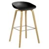 HAY About A Stool AAS32 Eco, 75 Cm, Lacquered Oak - Black 2 HAY About A Stool AAS32 Eco, 75 Cm, Lacquered Oak - Black -Finnishdesignshop 404Hay AK
