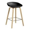 HAY About A Stool AAS32 Eco, 65 Cm, Lacquered Oak - Black -Finnishdesignshop 405Hay AK