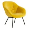HAY About A Lounge Chair AAL87 Soft, Black - Lola Yellow 1 HAY About A Lounge Chair AAL87 Soft, Black - Lola Yellow -Finnishdesignshop 409Hay AK