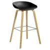 HAY About A Stool AAS32, 75 Cm, Lacquered Oak - Black -Finnishdesignshop 47Hay 21 TH
