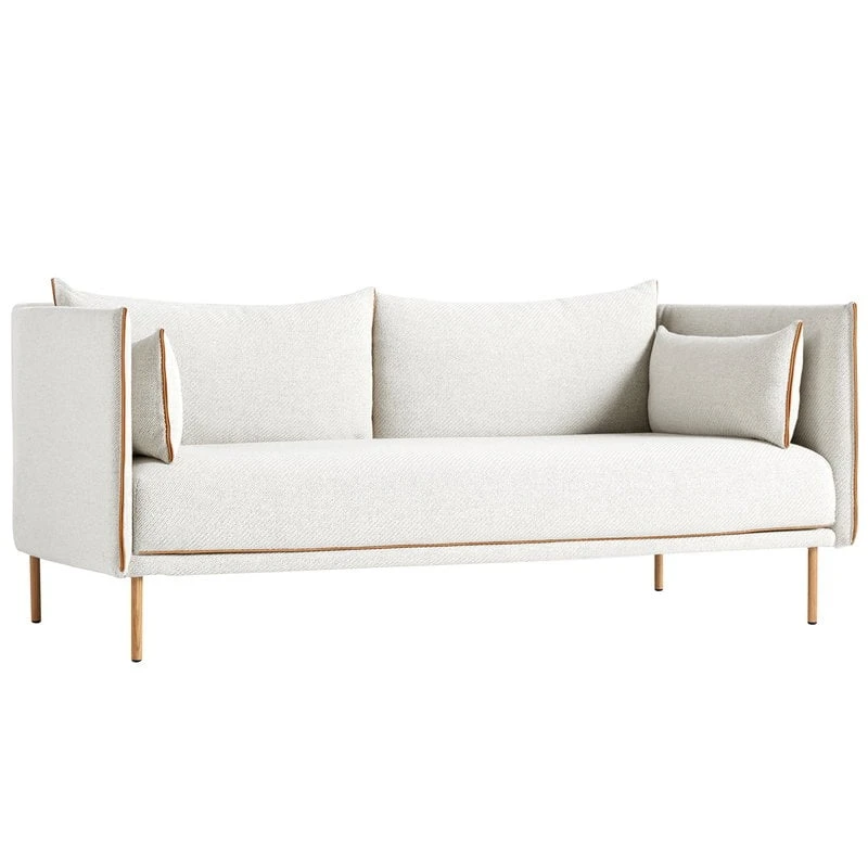HAY Silhouette Sofa 2-seater, Coda 100/Sense Cognac - Oiled Oak 3 HAY Silhouette Sofa 2-seater, Coda 100/Sense Cognac - Oiled Oak