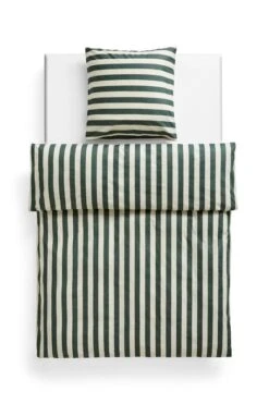 HAY Été Duvet Cover, Dark Green -Finnishdesignshop 507947 Ete Bed Linen Set dark green 1
