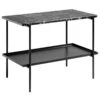 HAY Rebar Side Table, 75 X 44 Cm, Black - Black Marble 1 HAY Rebar Side Table, 75 X 44 Cm, Black - Black Marble -Finnishdesignshop 5109Hay isoTH