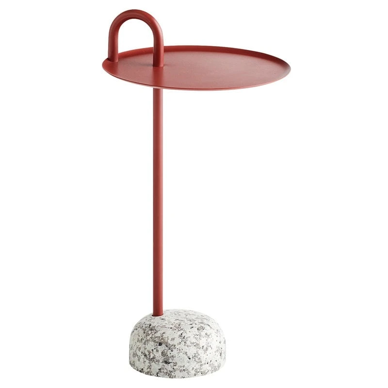 HAY Bowler Side Table, Tile Red 3 HAY Bowler Side Table, Tile Red