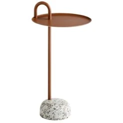 HAY Bowler Side Table, Pale Brown