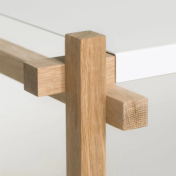 HAY Woody Shelf, High, White 4 HAY Woody Shelf, High, White - Image 2