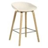 HAY About A Stool AAS32, 65 Cm, Lacquered Oak - Cream White -Finnishdesignshop 51Hay 21 TH