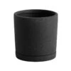 HAY Plant Pot With Saucer, M, Black -Finnishdesignshop 5275Hay 20 TH