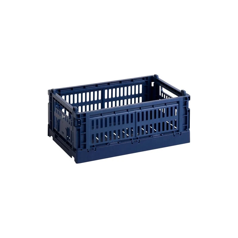 HAY Colour Crate, S, Recycled Plastic, Dark Blue 3 HAY Colour Crate, S, Recycled Plastic, Dark Blue
