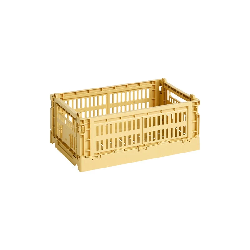 HAY Colour Crate, S, Recycled Plastic, Golden Yellow 3 HAY Colour Crate, S, Recycled Plastic, Golden Yellow