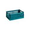 HAY Colour Crate, S, Recycled Plastic, Ocean Green -Finnishdesignshop 541450 HAY Colour Crate S ocean green