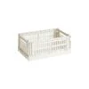HAY Colour Crate, S, Recycled Plastic, Off-white -Finnishdesignshop 541451 HAY Colour Crate S off white