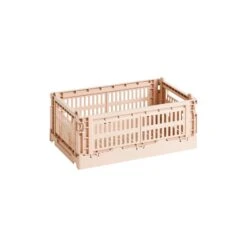 HAY Colour Crate, S, Recycled Plastic, Powder