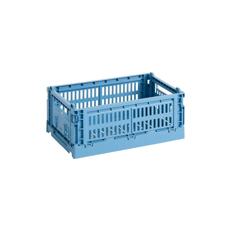 HAY Colour Crate, S, Recycled Plastic, Sky Blue 3 HAY Colour Crate, S, Recycled Plastic, Sky Blue