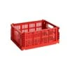 HAY Colour Crate, M, Recycled Plastic, Red -Finnishdesignshop 541462 HAY Colour Crate M red