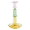 HAY Flare Candleholder, Tall, Rainbow -Finnishdesignshop 541483 Flare Tall Rainbow pink green yellow