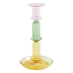 HAY Flare Candleholder, Tall, Rainbow