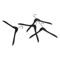 HAY Coat Hanger, Black, 4 Pcs