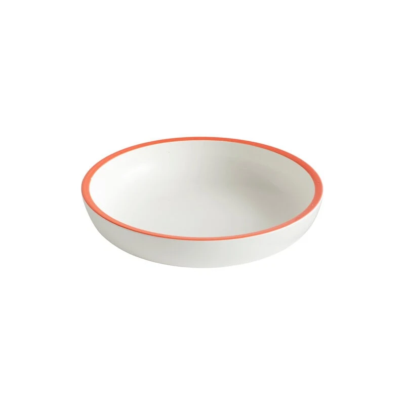 HAY Sobremesa Serving Bowl, S, White - Red 3 HAY Sobremesa Serving Bowl, S, White - Red