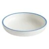 HAY Sobremesa Serving Bowl, L, White - Blue -Finnishdesignshop 541534 Sobremesa Serving Bowl L white with blue rim