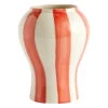 HAY Sobremesa Stripe Vase, S, Red -Finnishdesignshop 541543 Sobremesa Stripe Vase S red