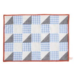 HAY Sobremesa Placemat, Check, Blue