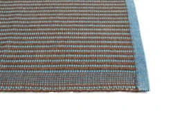 HAY Tapis Rug, Chestnut - Blue -Finnishdesignshop 541711 Tapis Mat 60x95 chestnut and blue detail